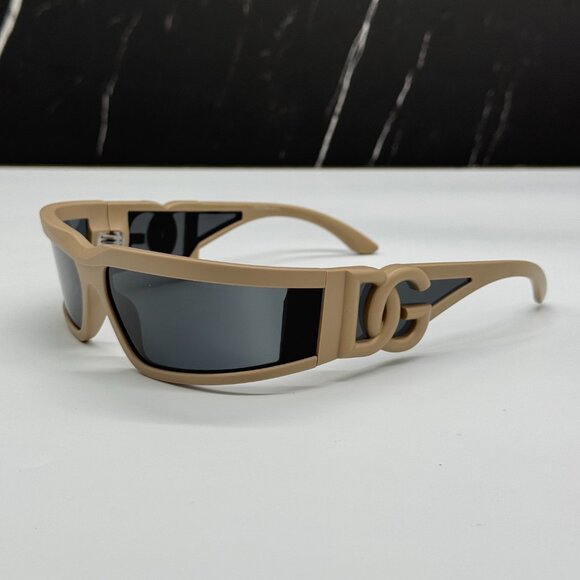 NEW DOLCE&GABBANA DG6198 329287 SQUARE SUNGLASSES DG6198 3292/87 BEIGE - Picture 4 of 9